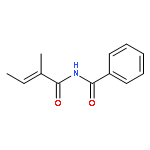 BENZAMIDE, N-[(2E)-2-METHYL-1-OXO-2-BUTENYL]-