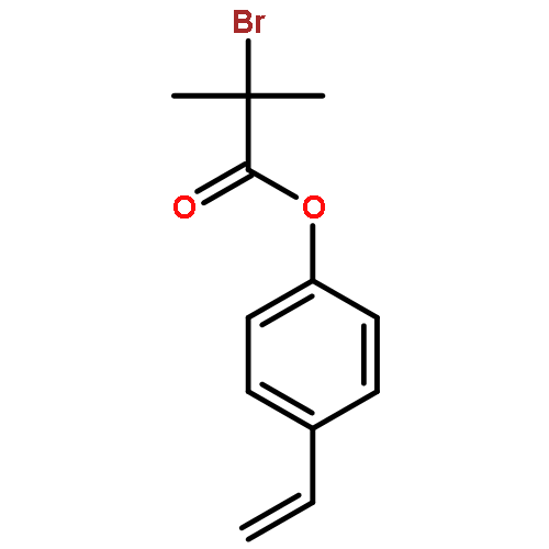 Propanoic acid, 2-bromo-2-methyl-, 4-ethenylphenyl ester