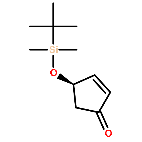 2-Cyclopenten-1-one,4-[[(1,1-dimethylethyl)dimethylsilyl]oxy]-, (4R)-