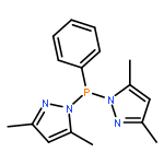 1H-Pyrazole, 1,1'-(phenylphosphinidene)bis[3,5-dimethyl-