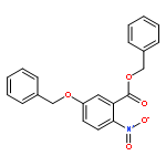 Benzoic acid, 2-nitro-5-(phenylmethoxy)-, phenylmethyl ester