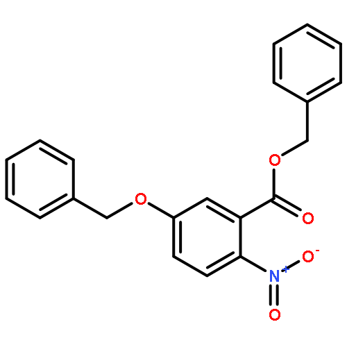 Benzoic acid, 2-nitro-5-(phenylmethoxy)-, phenylmethyl ester