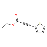 2-Propynoic acid, 3-(2-thienyl)-, ethyl ester