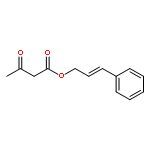 Butanoic acid, 3-oxo-, (2E)-3-phenyl-2-propenyl ester