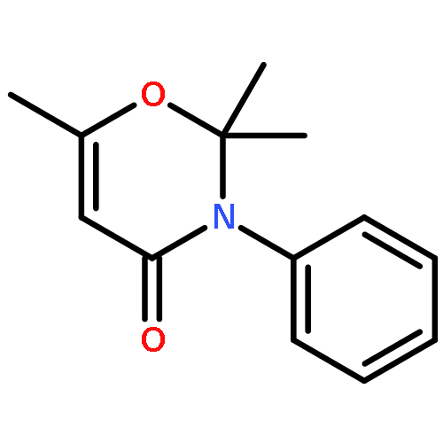 4H-1,3-Oxazin-4-one, 2,3-dihydro-2,2,6-trimethyl-3-phenyl-