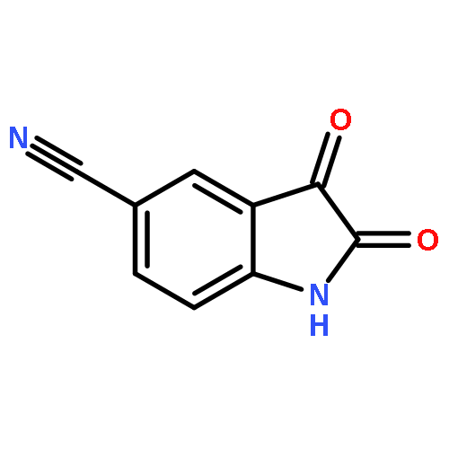 2,3-dihydro-2,3-dioxo-1H-Indole-5-carbonitrile