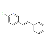 PYRIDINE, 2-CHLORO-5-[(1E)-2-PHENYLETHENYL]-