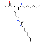 L-LYSINE, N2,N6-BIS[(HEXYLAMINO)CARBONYL]-, METHYL ESTER