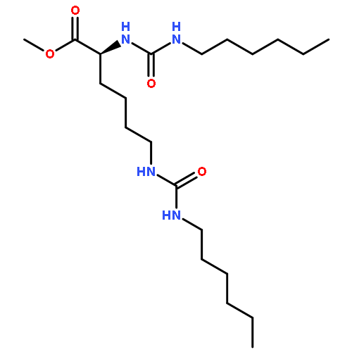 L-LYSINE, N2,N6-BIS[(HEXYLAMINO)CARBONYL]-, METHYL ESTER