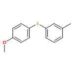 Benzene, 1-[(4-methoxyphenyl)thio]-3-methyl-