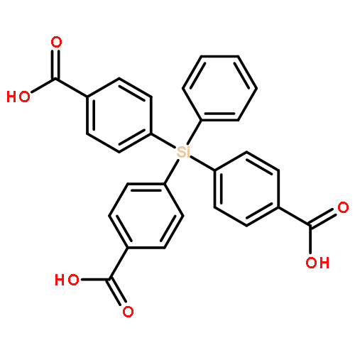 Benzoic acid, 4,4',4''-(phenylsilylidyne)tris-