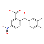 Benzoic acid, 2-(3,4-dimethylbenzoyl)-5-nitro-