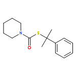 1-Piperidinecarbothioicacid, S-(1-methyl-1-phenylethyl) ester