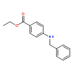 Benzoic acid, 4-[(phenylmethyl)amino]-, ethyl ester