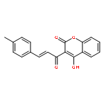 2H-1-Benzopyran-2-one,4-hydroxy-3-[3-(4-methylphenyl)-1-oxo-2-propenyl]-