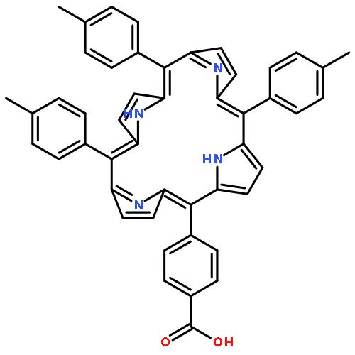 Benzoic acid, 4-[10,15,20-tris(4-methylphenyl)-21H,23H-porphin-5-yl]-