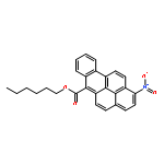 Benzo[a]pyrene-6-carboxylic acid, 1-nitro-, hexyl ester