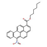 Benzo[a]pyrene-1-carboxylic acid, 6-nitro-, hexyl ester