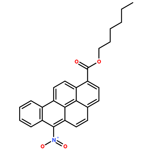 Benzo[a]pyrene-1-carboxylic acid, 6-nitro-, hexyl ester