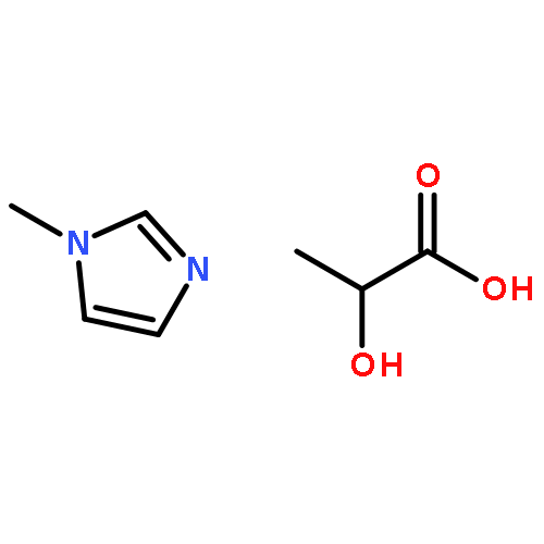 Propanoic acid, 2-hydroxy-, compd. with 1-methyl-1H-imidazole (1:1)