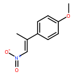 Benzene, 1-methoxy-4-[(1E)-1-methyl-2-nitroethenyl]-