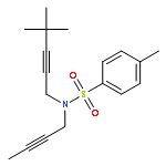 Benzenesulfonamide, N-2-butynyl-N-(4,4-dimethyl-2-pentynyl)-4-methyl-