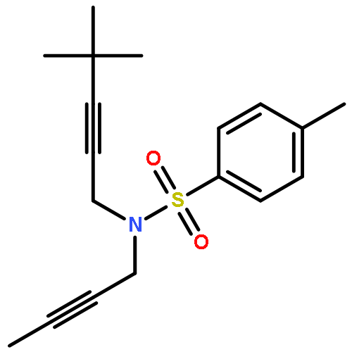 Benzenesulfonamide, N-2-butynyl-N-(4,4-dimethyl-2-pentynyl)-4-methyl-