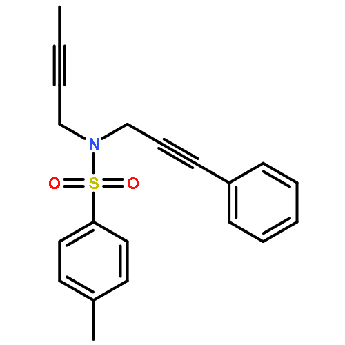 BENZENESULFONAMIDE, N-2-BUTYNYL-4-METHYL-N-(3-PHENYL-2-PROPYNYL)-