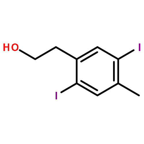 BENZENEETHANOL, 2,5-DIIODO-4-METHYL-