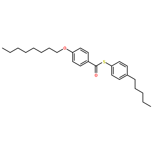 benzenecarbothioic acid, 4-(octyloxy)-, S-(4-pentylphenyl) ester