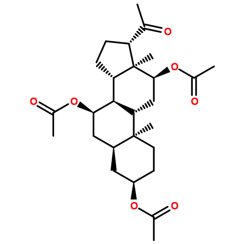 Pregnan-20-one, 3,7,12-tris(acetyloxy)-, (3a,5b,7a,12a)-