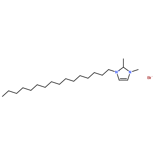 1H-Imidazolium, 1-hexadecyl-2,3-dimethyl-, bromide