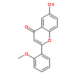 4H-1-Benzopyran-4-one, 6-hydroxy-2-(2-methoxyphenyl)-