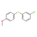 Benzene, 1-chloro-3-[(4-methoxyphenyl)thio]-