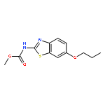 Methyl (6-propoxybenzo[d]thiazol-2-yl)carbamate