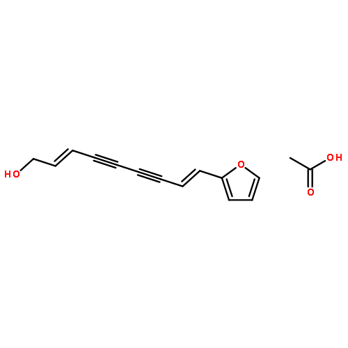 2,8-Nonadiene-4,6-diyn-1-ol, 9-(2-furanyl)-, acetate, (2E,8E)-