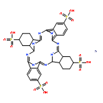 Zincate(4-),[29H,31H-phthalocyanine-C,C,C,C-tetrasulfonato(6-)-kN29,kN30,kN31,kN32]-, hydrogen (1:4)