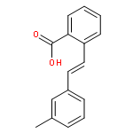 Benzoic acid, 2-[2-(3-methylphenyl)ethenyl]-, (E)-