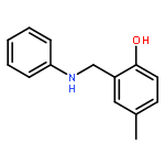 Phenol, 4-methyl-2-[(phenylamino)methyl]-