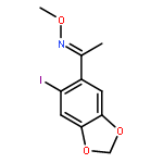 Ethanone, 1-(6-iodo-1,3-benzodioxol-5-yl)-, O-methyloxime, (E)-