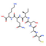 L-Lysine, L-cysteinyl-L-alanyl-L-seryl-L-isoleucyl-L-glutaminyl-