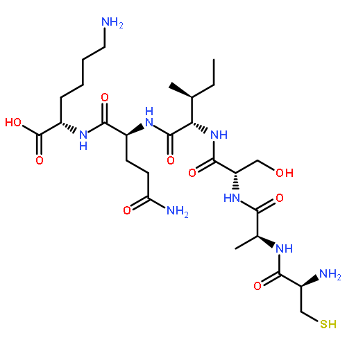 L-Lysine, L-cysteinyl-L-alanyl-L-seryl-L-isoleucyl-L-glutaminyl-