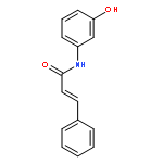 2-PROPENAMIDE, N-(3-HYDROXYPHENYL)-3-PHENYL-, (2E)-