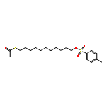 S-[11-(4-METHYLPHENYL)SULFONYLOXYUNDECYL] ETHANETHIOATE