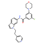 Benzamide,3-fluoro-5-(4-morpholinyl)-N-[1-[2-(4-pyridinyl)ethyl]-1H-indol-6-yl]-