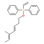 Silane, ethenyl[[(3E,5E)-5-methyl-3,5-heptadienyl]oxy]diphenyl-