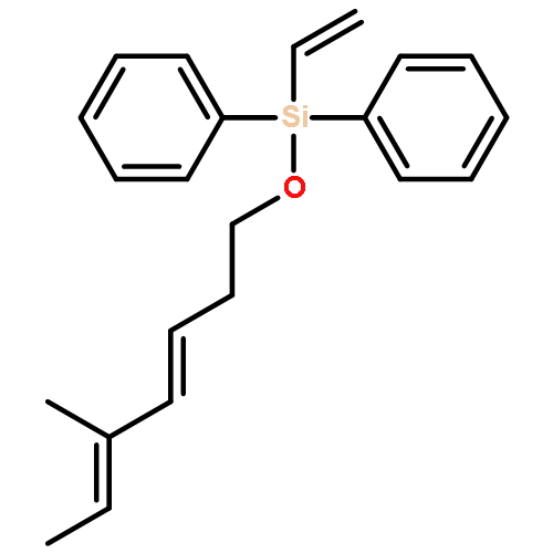 Silane, ethenyl[[(3E,5E)-5-methyl-3,5-heptadienyl]oxy]diphenyl-