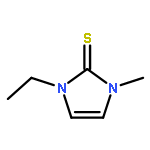 2H-Imidazole-2-thione, 1-ethyl-1,3-dihydro-3-methyl-