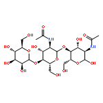 N-[(2R,3R,4R,5S,6R)-2-[(2R,3R,4R,5R)-2-ACETAMIDO-5,6-DIHYDROXY-1-OXO-4-[(2S,3S,4S,5S,6R)-3,4,5-TRIHYDROXY-6-(HYDROXYMETHYL)OXAN-2-YL]OXYHEXAN-3-YL]OXY-4,5-DIHYDROXY-6-(HYDROXYMETHYL)OXAN-3-YL]ACETAMIDE