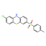 10H-Phenothiazine, 2-chloro-7-[(4-methylphenyl)sulfonyl]-